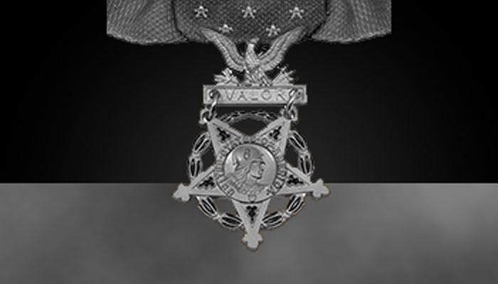 Army Medal of Honor (greyscale)