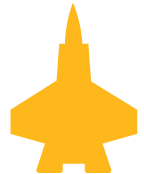 yellow aircraft icon