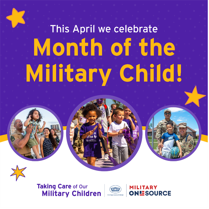 This April we celebrate Month of the Military Child