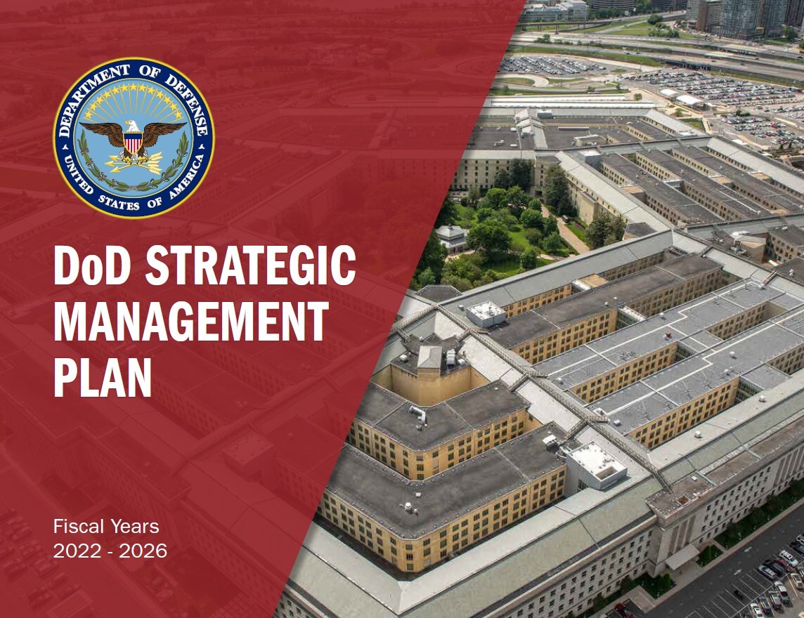 DOD Strategic Management Plan cover photo