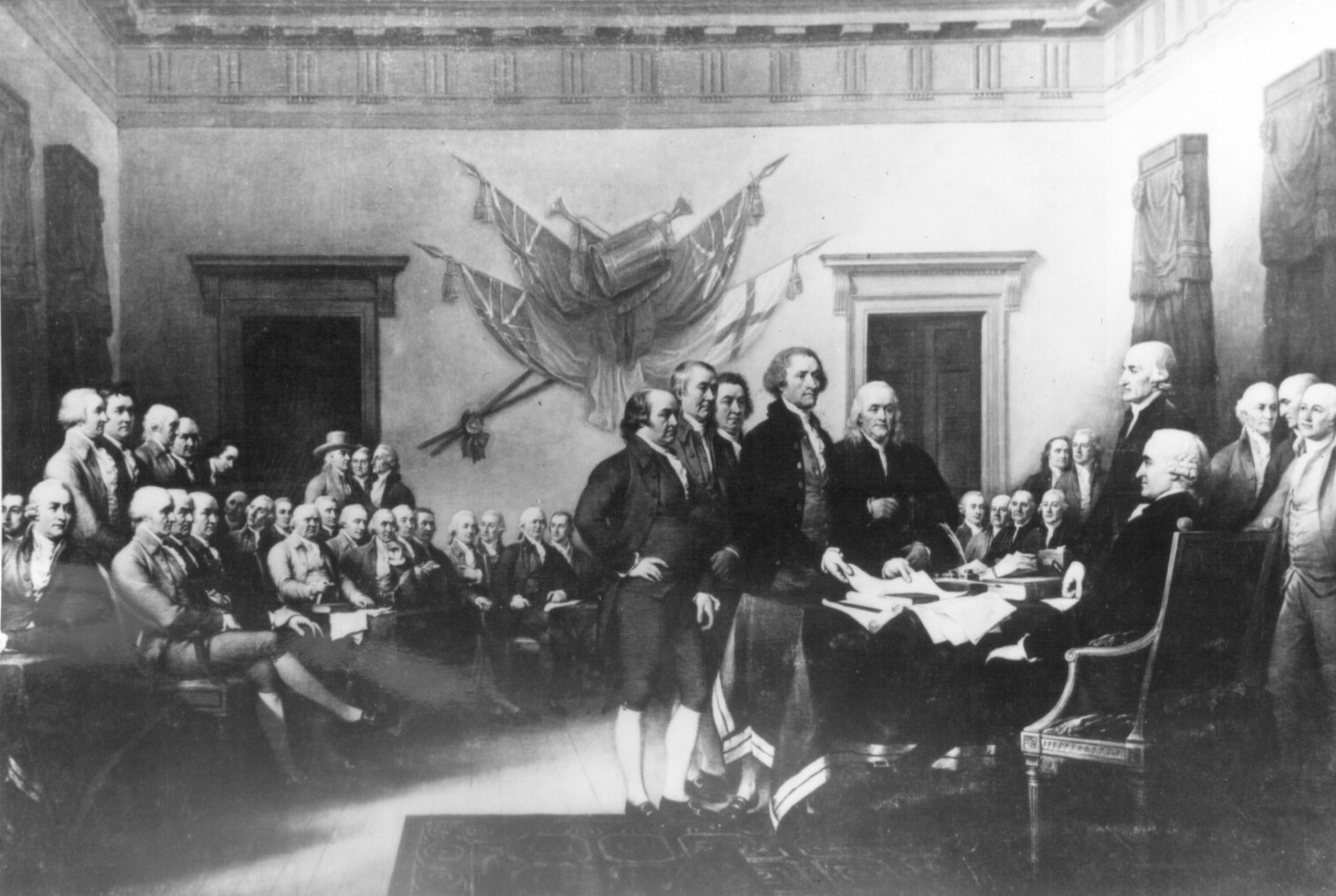 congress signing the declaration of independence