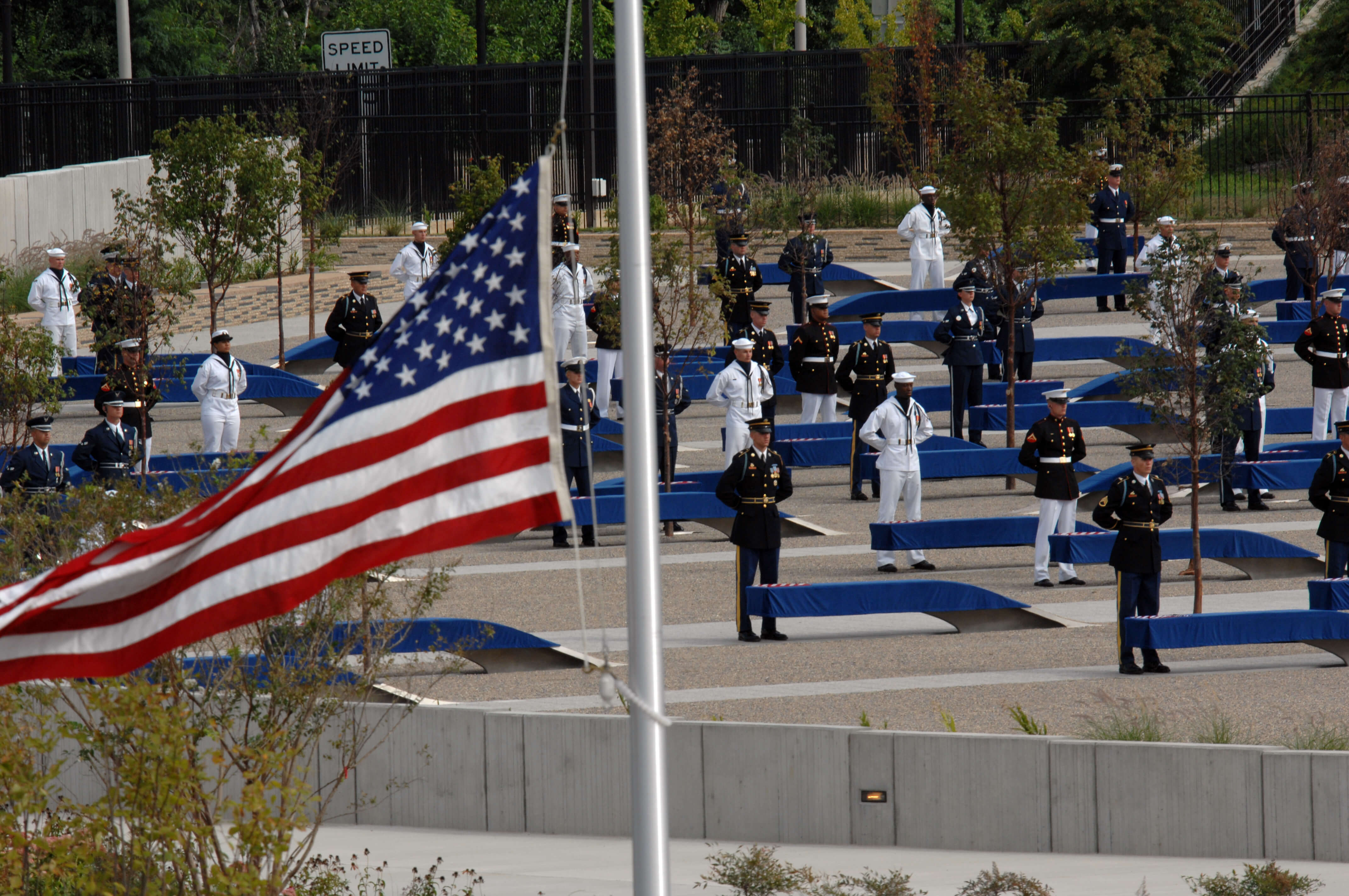 The National 9/11 Pentagon Memorial is being unveiled