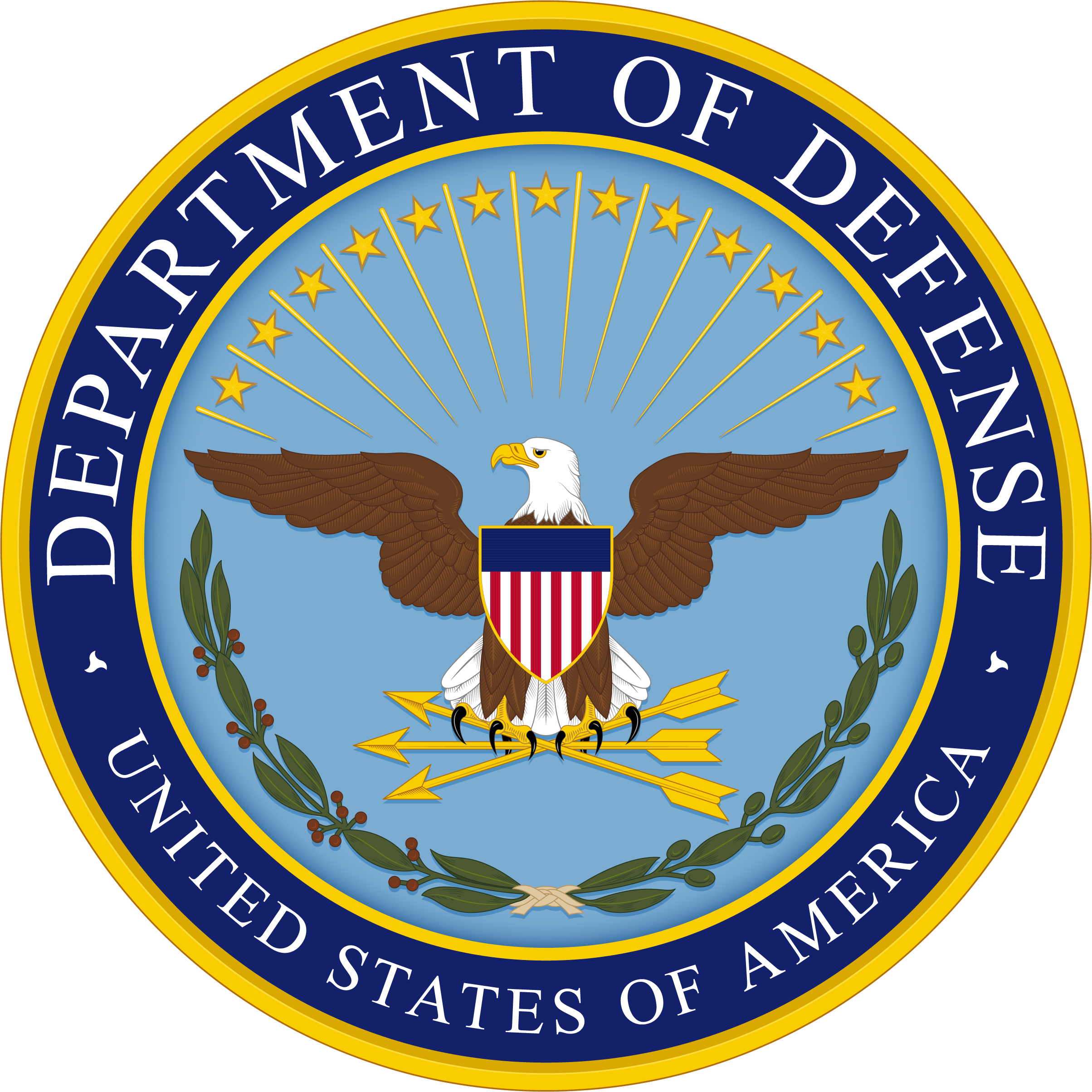 The official Seal for the Department of Defense