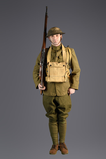WW1 British Army Soldiers Uniform 1914 With Webbing World War One Army
