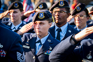 memorial salute