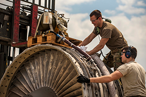 fastened fan