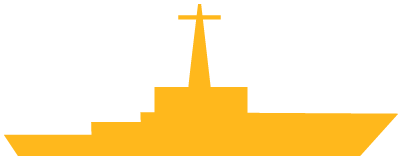 yellow battleship icon