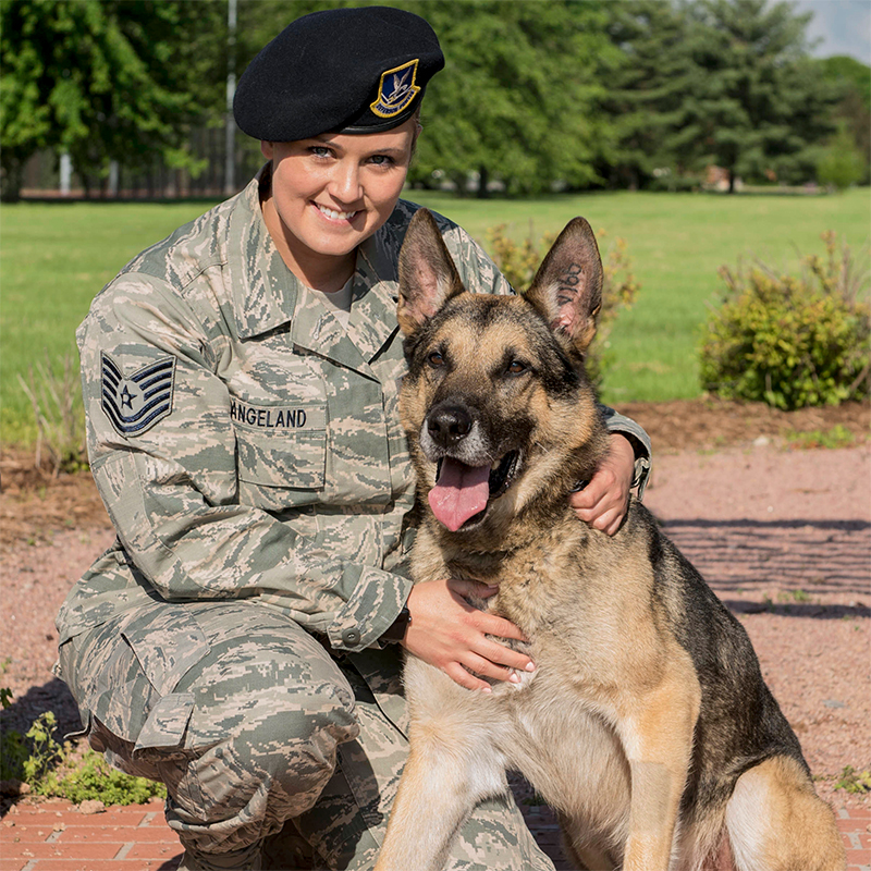 Air Force Tech. Sgt. Mariah Langeland & Jack