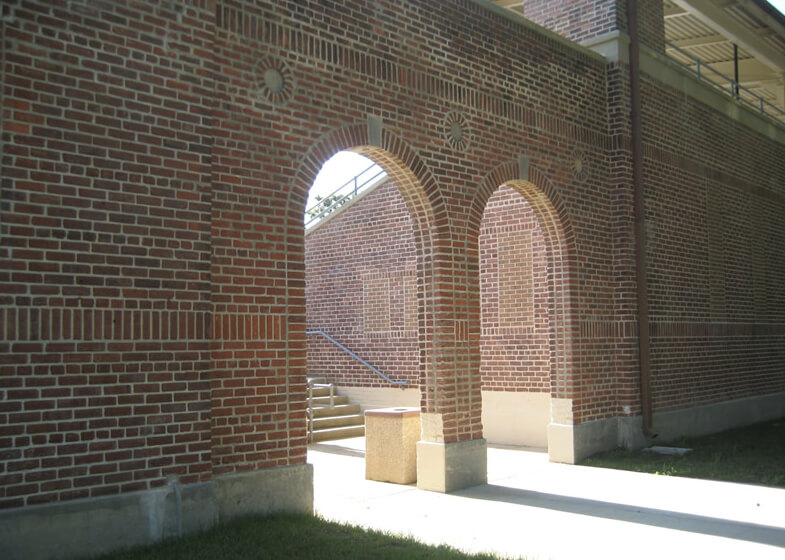 McClure field archway