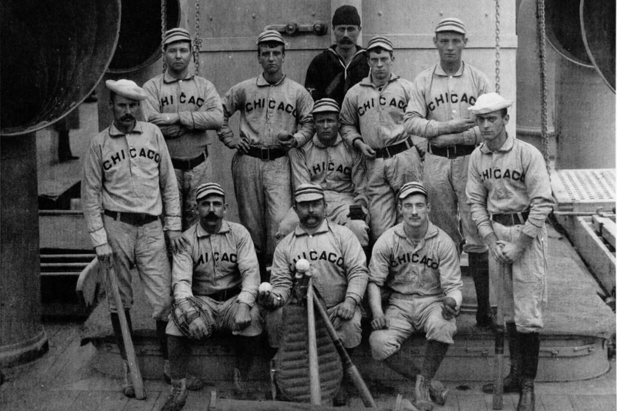 USS Chicago 1889 baseball team
