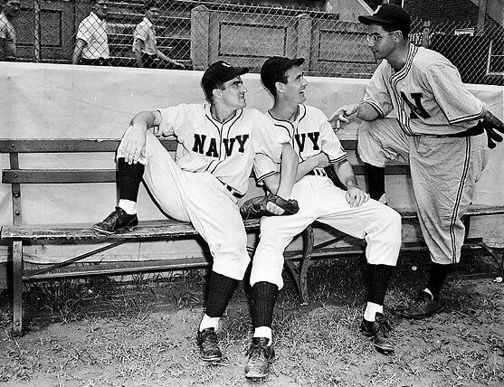 Three, Navy baseball players