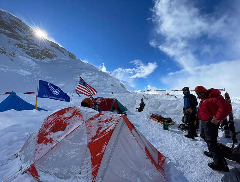 base camp on the mountain thumbnail