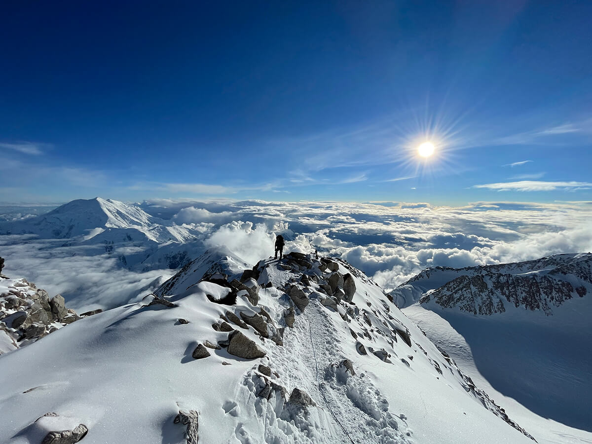 view of mountain top