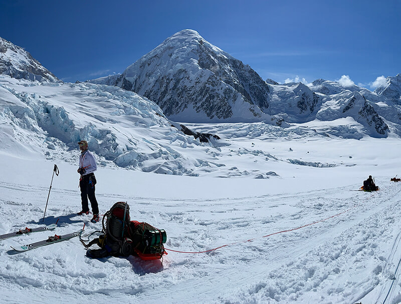 another panoramic view of team on mountain thumbnail