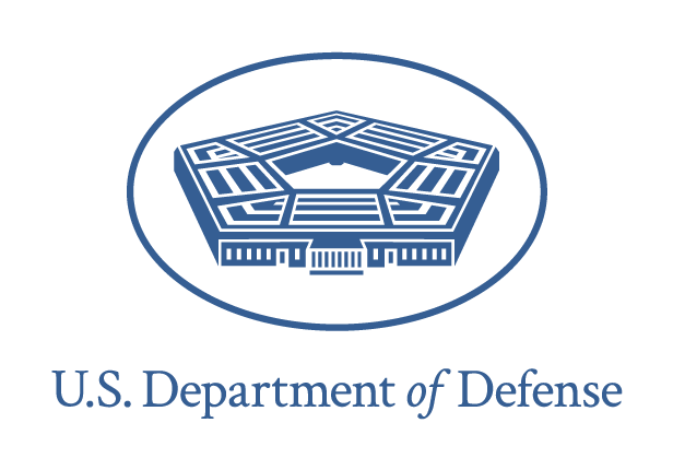 1-Color Stacked DOD Logo