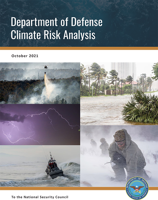DOD Climate Risk Analysis front page