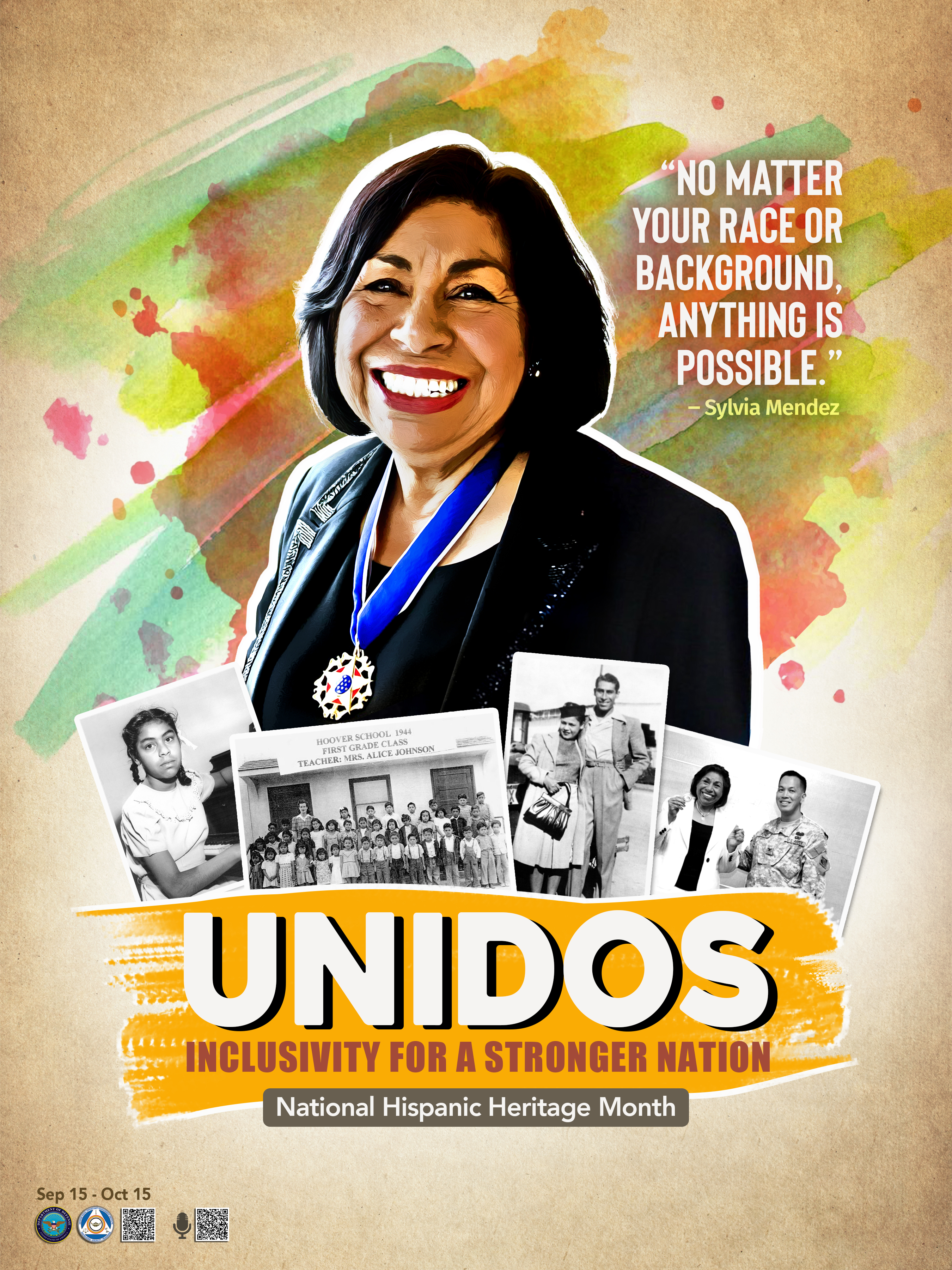 Poster for National Hispanic Heritage Month 2022