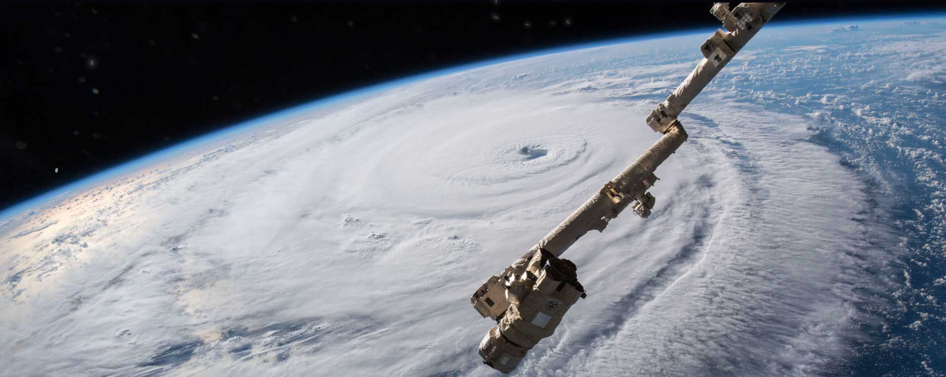 Sattelite imagery of a hurricane