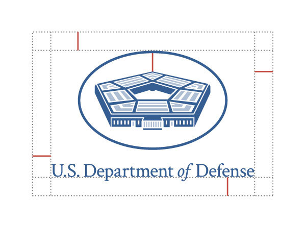 Stacked DOD Logo Spacing